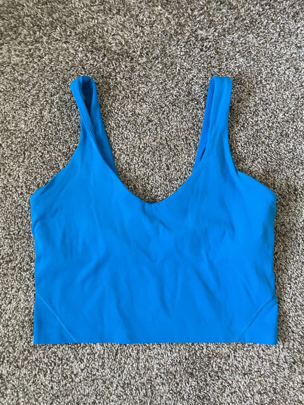 lululemon athletica poolside blue align top